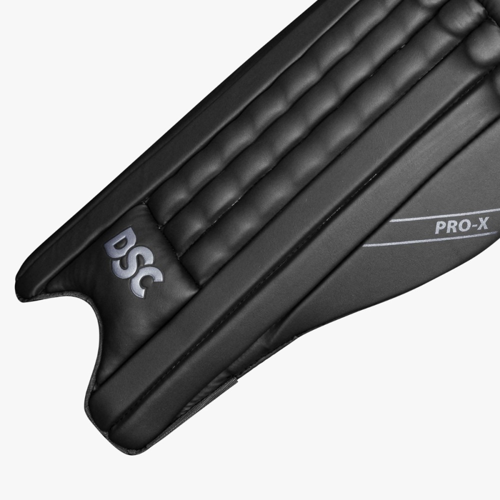 DSC Pro X Batting Leg Guard (Black), Mens Left