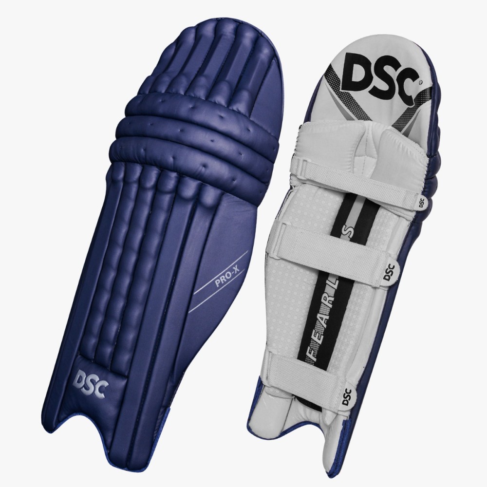 DSC Pro X Batting Leg Guard (Navy), Mens Left