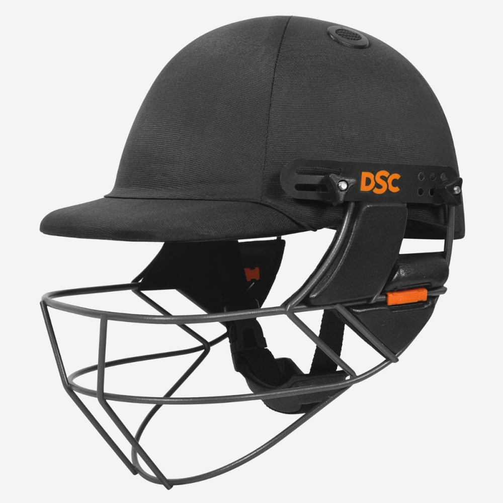 DSC Punch Cricket Helmet, Black, L DSC Punch Cricket Helmet, Black, L