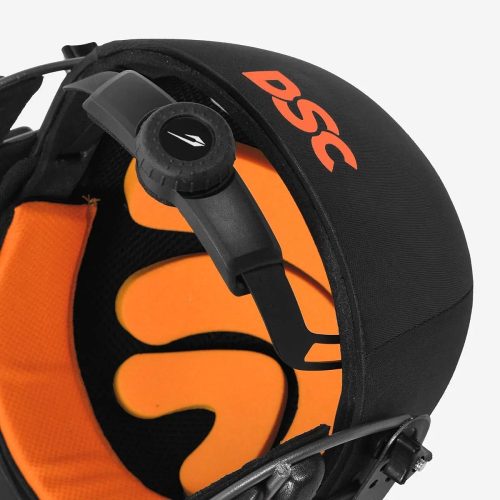 DSC Punch Cricket Helmet, Black, L DSC Punch Cricket Helmet, Black, L