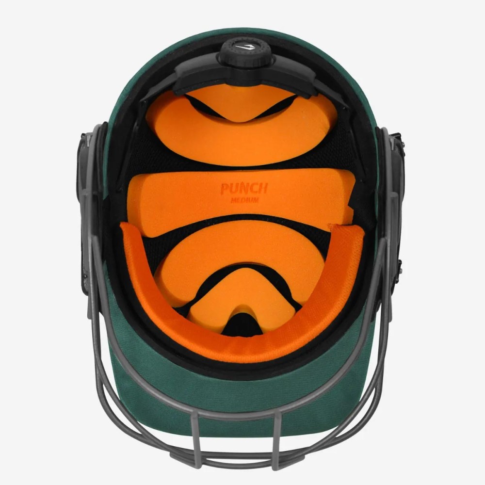 DSC Punch Cricket Helmet, Green, L DSC Punch Cricket Helmet, Green, L