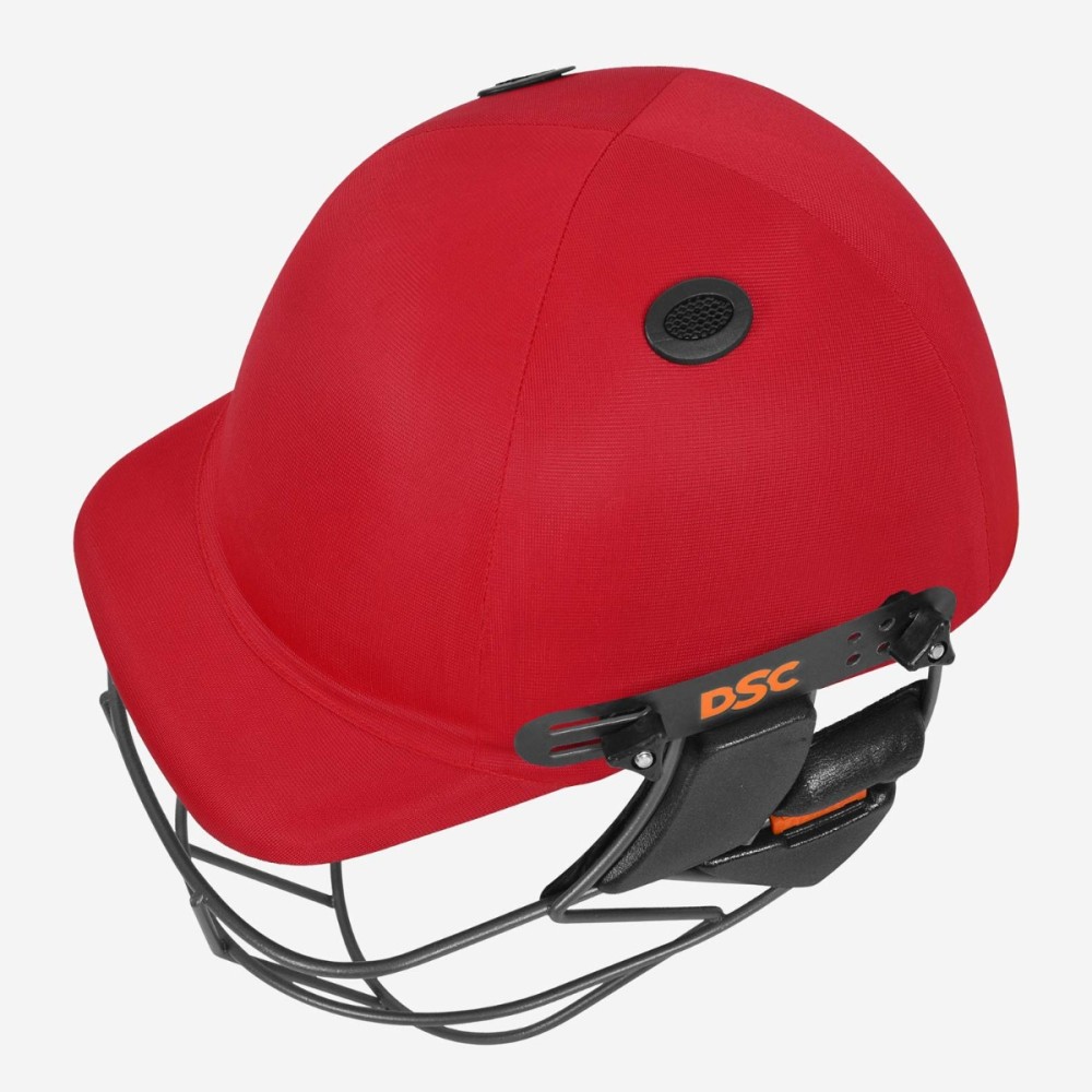 DSC Punch Cricket Helmet, Red, L DSC Punch Cricket Helmet, Red, L