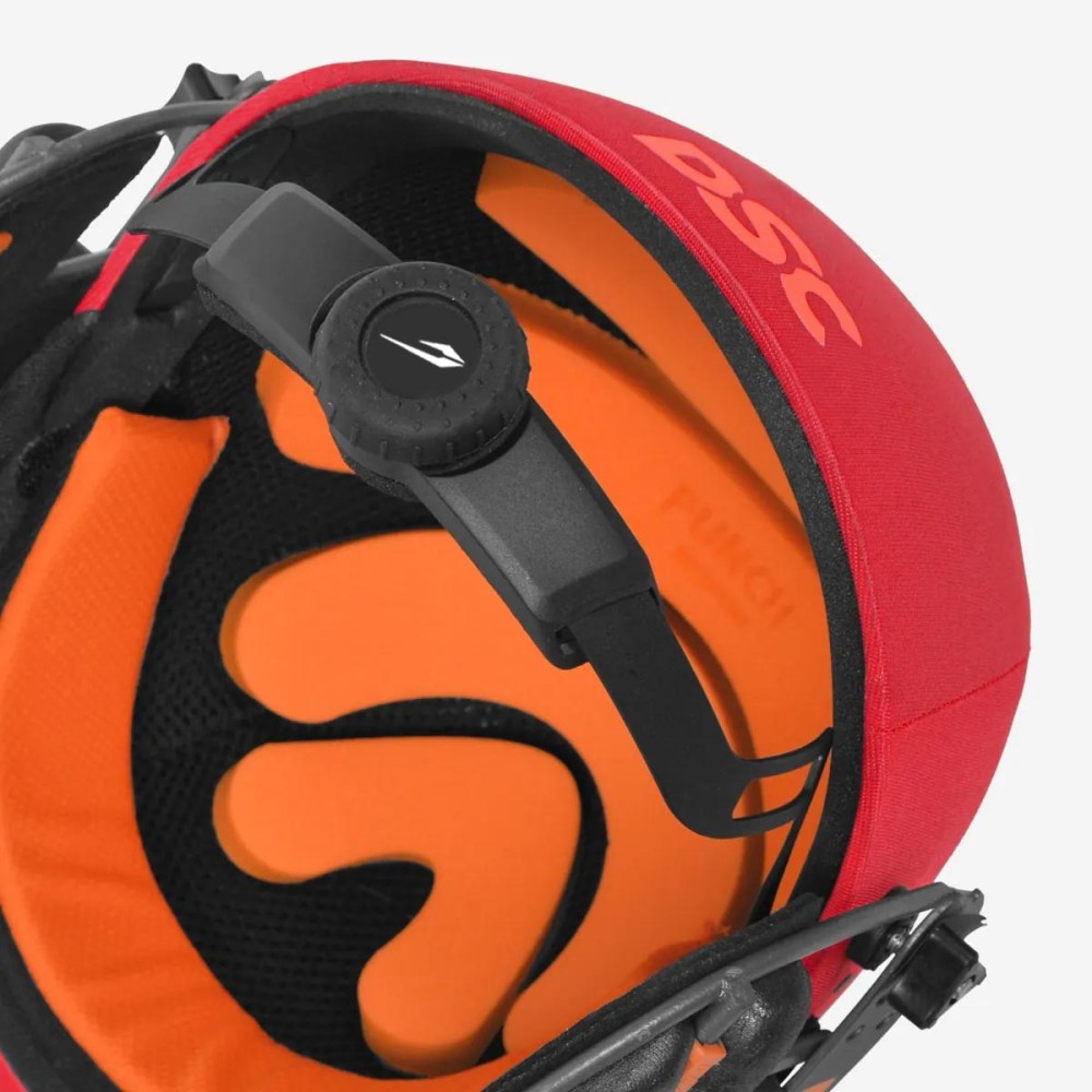DSC Punch Cricket Helmet, Red, L DSC Punch Cricket Helmet, Red, L
