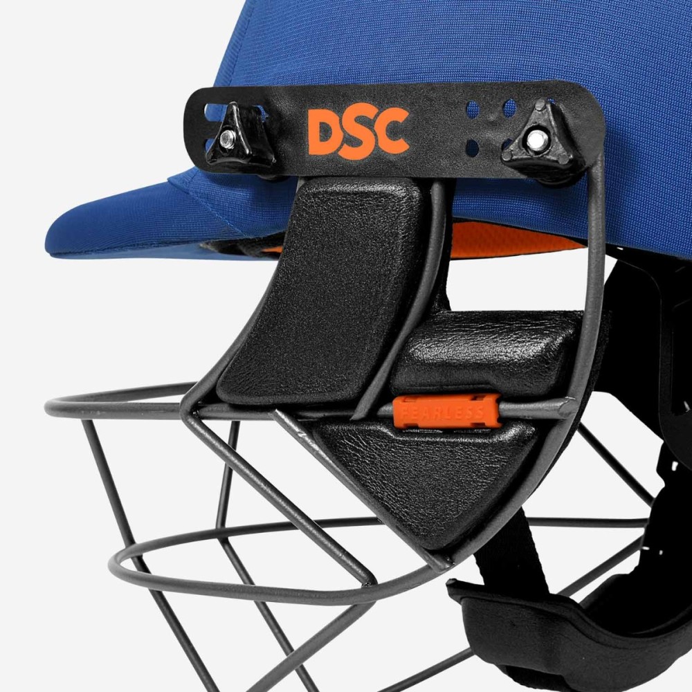 DSC Punch Cricket Helmet, Royal Blue, L DSC Punch Cricket Helmet, Royal Blue, L