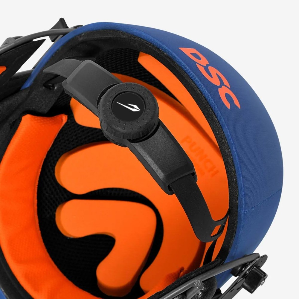 DSC Punch Cricket Helmet, Royal Blue, L DSC Punch Cricket Helmet, Royal Blue, L