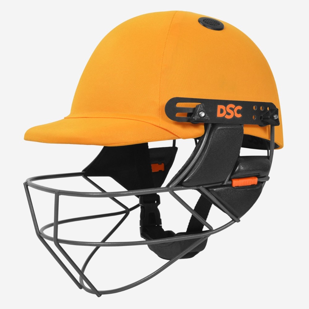 DSC Punch Cricket Helmet, Yellow, L DSC Punch Cricket Helmet, Yellow, L