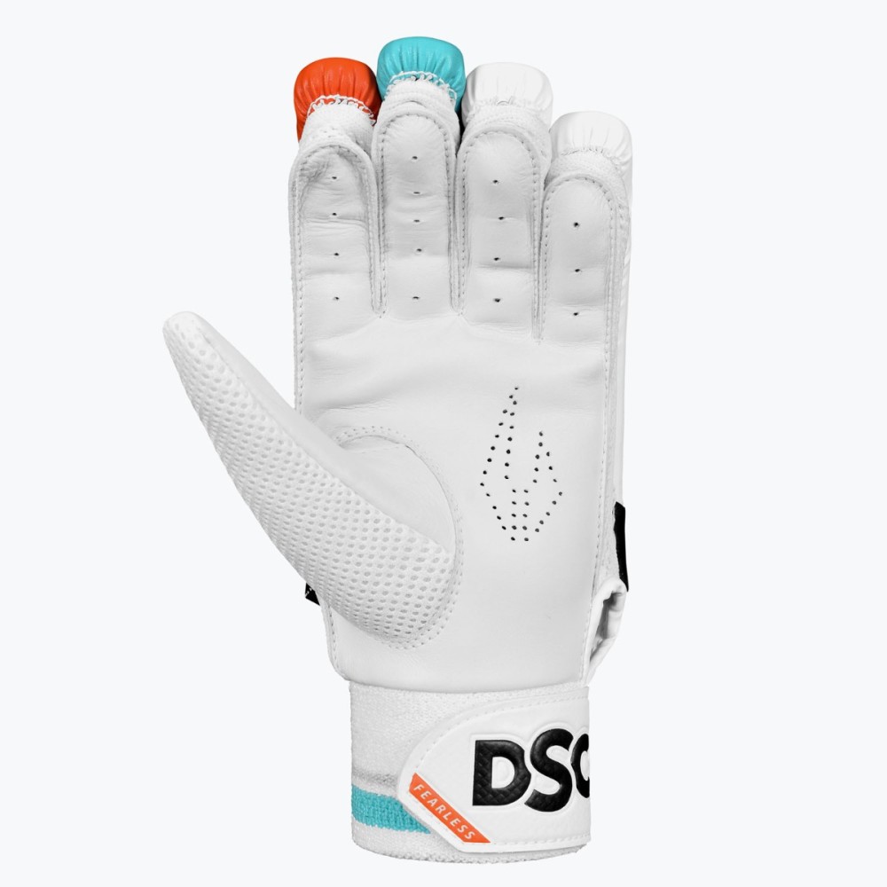 DSC Rage Batting Gloves (Red/Sky), Boys Right DSC Rage Batting Gloves (Red/Sky), Boys Right