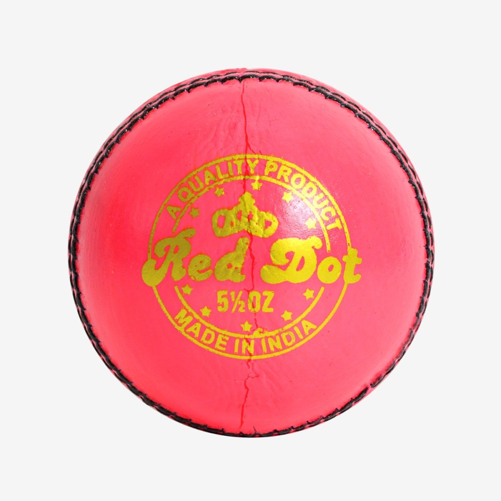 DSC Red Dot Leather Ball, Pink