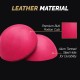 DSC Red Dot Leather Ball, Pink