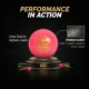 DSC Red Dot Leather Ball, Pink