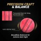 DSC Red Dot Leather Ball, Pink