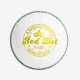 DSC Red Dot Leather Ball, White