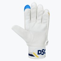 DSC Ruffle Batting Gloves (Blue/Yellow), Boys Left