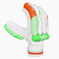 DSC Ruffle Batting Gloves (Green), Boys Left