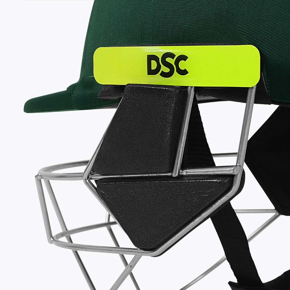 DSC Scud Cricket Helmet, Green, Large