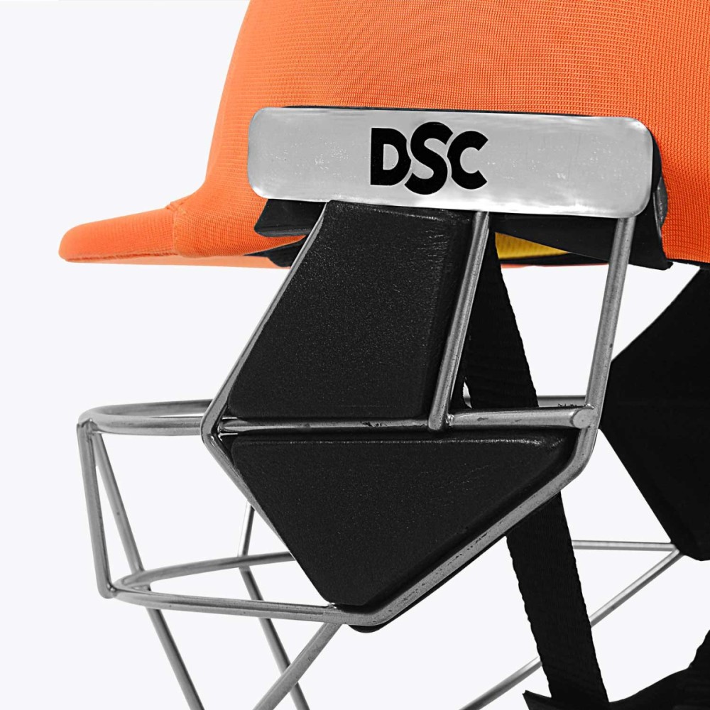 DSC Scud Cricket Helmet, Orange, Large DSC Scud Cricket Helmet, Orange, Large