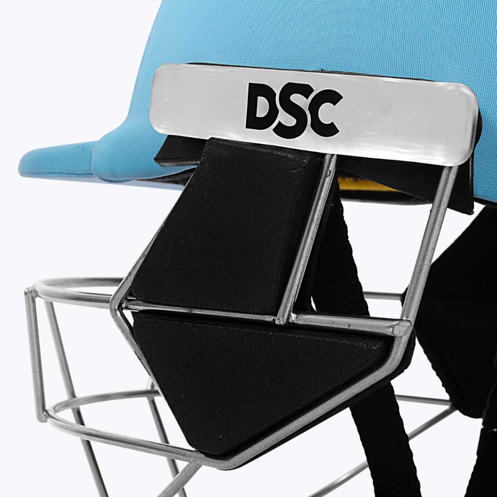 DSC Scud Cricket Helmet, Sky Blue, Large DSC Scud Cricket Helmet, Sky Blue, Large