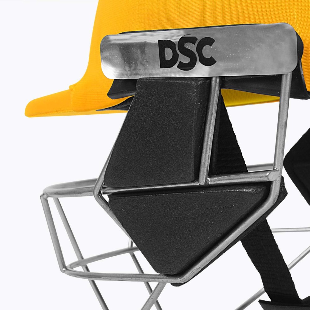 DSC Scud Cricket Helmet, Yellow, Large DSC Scud Cricket Helmet, Yellow, Large