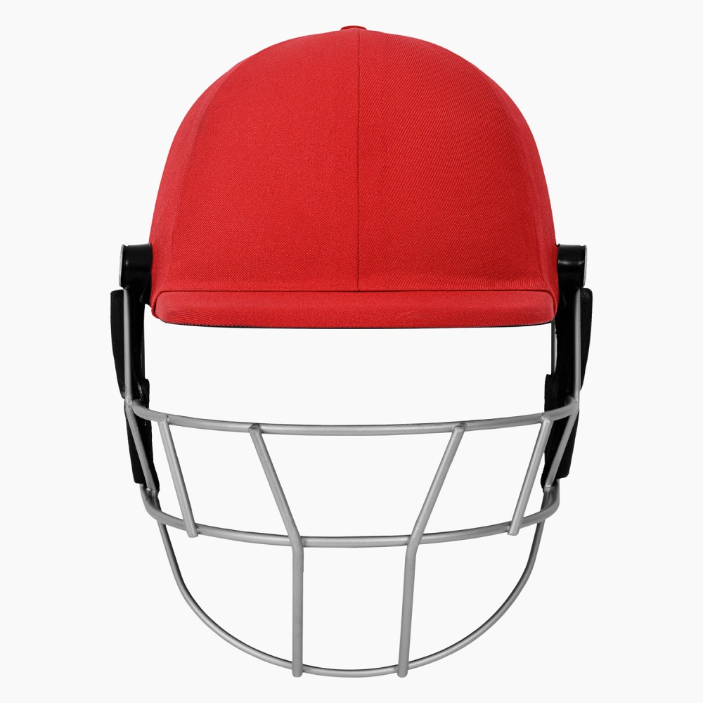 DSC Scud Titanium Cricket Helmet - Custom, Red, XS