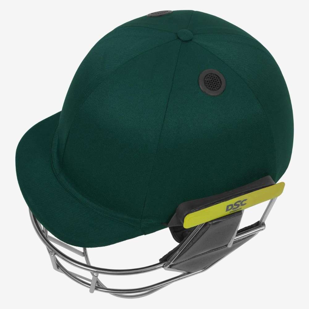 DSC Scud Titanium Cricket Helmet, Green, Large DSC Scud Titanium Cricket Helmet, Green, Large