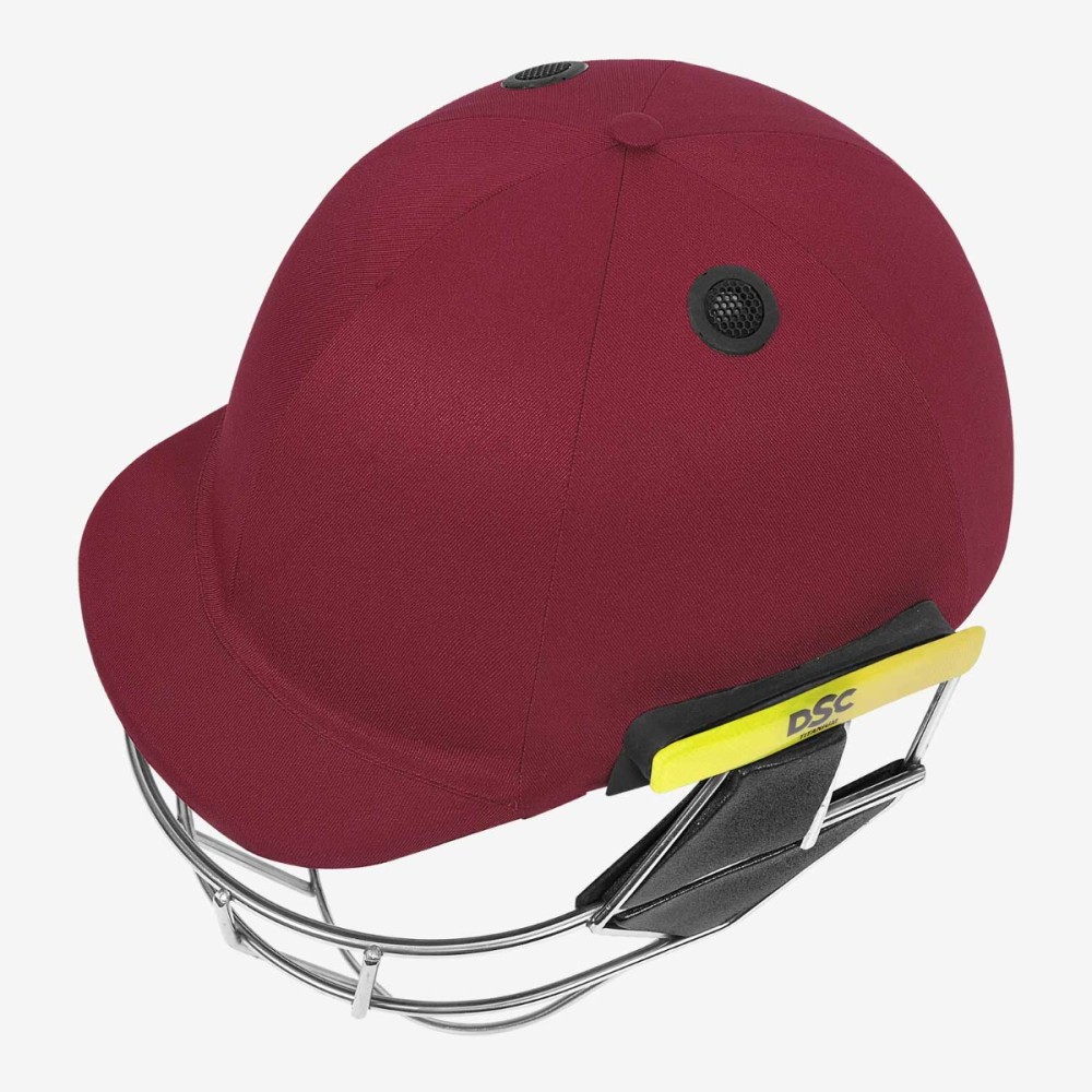 DSC Scud Titanium Cricket Helmet, Maroon, Large DSC Scud Titanium Cricket Helmet, Maroon, Large