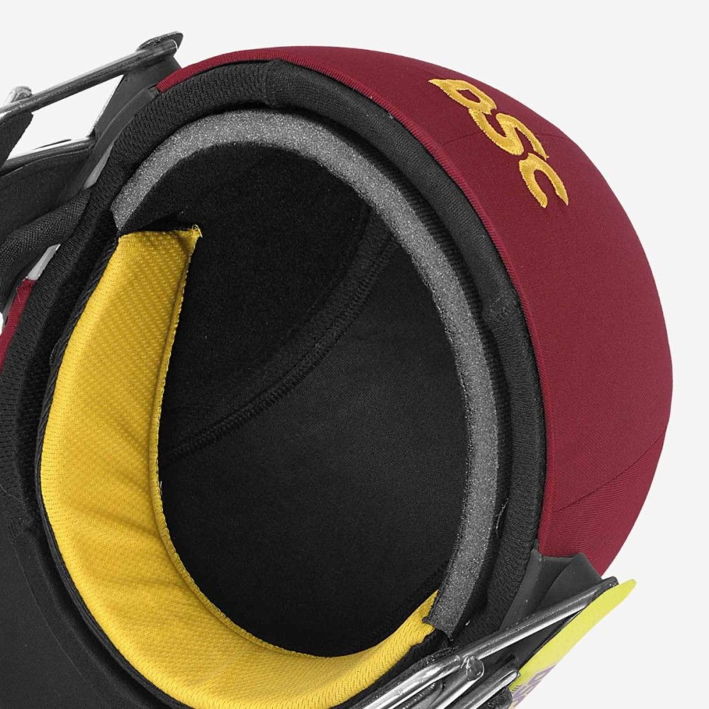 DSC Scud Titanium Cricket Helmet, Maroon, Large DSC Scud Titanium Cricket Helmet, Maroon, Large