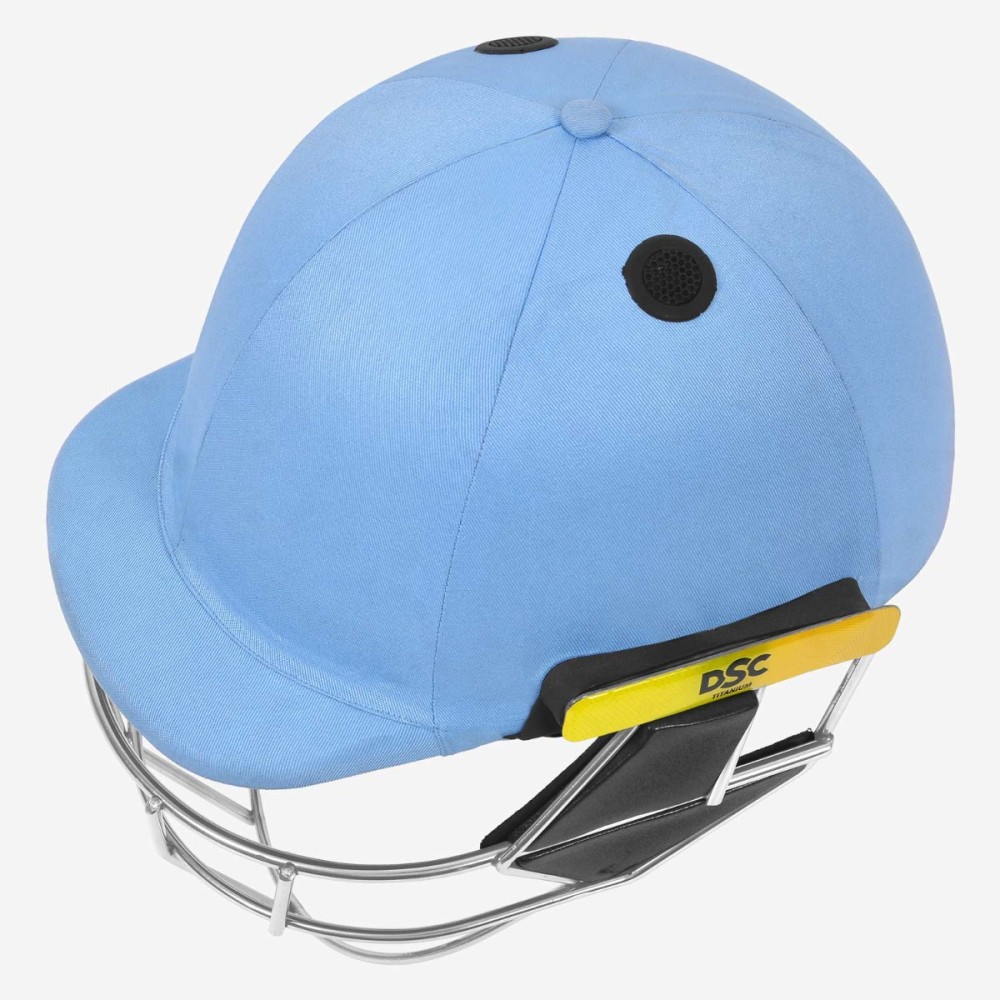 DSC Scud Titanium Cricket Helmet, Sky Blue, Large DSC Scud Titanium Cricket Helmet, Sky Blue, Large