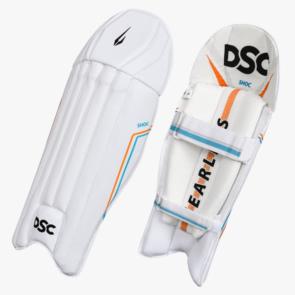 DSC Shoc Wicket Keeping Leg Guard, Boys