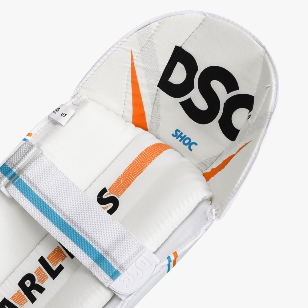 DSC Shoc Wicket Keeping Leg Guard, Boys