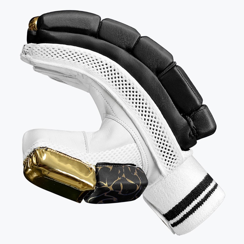 DSC Strike 20/20 Batting Gloves (Black), Mens Left