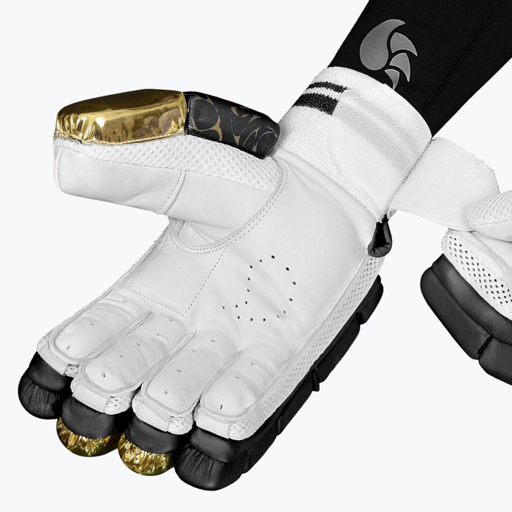 DSC Strike 20/20 Batting Gloves (Black), Mens Left