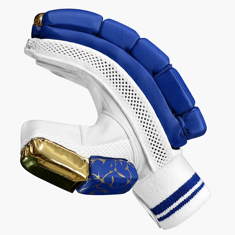 DSC Strike 20/20 Batting Gloves (Blue), Mens Left