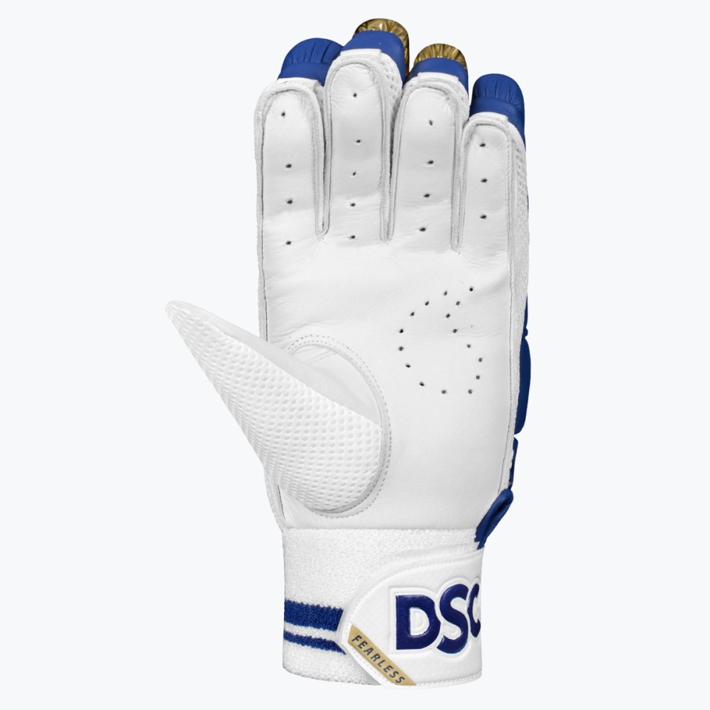 DSC Strike 20/20 Batting Gloves (Blue), Mens Left