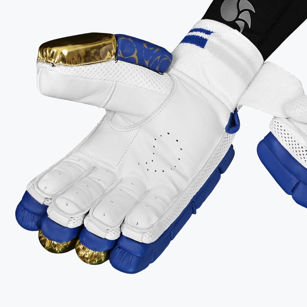 DSC Strike 20/20 Batting Gloves (Blue), Mens Left