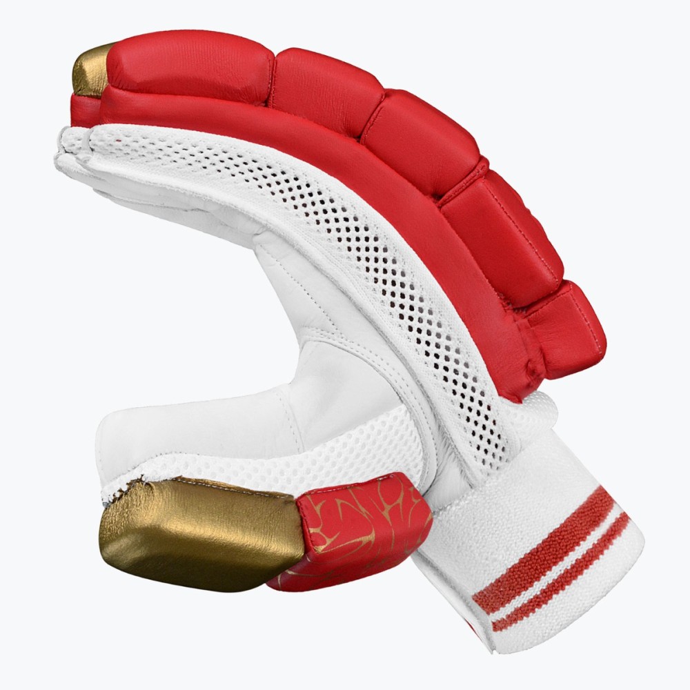 DSC Strike 20/20 Batting Gloves (Red), Mens Left