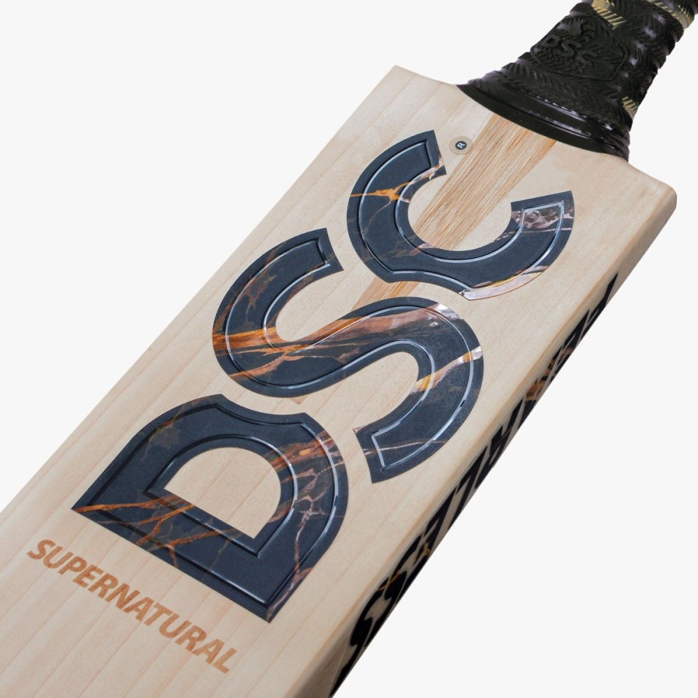 DSC Supernatural English Willow Bat (Black Marble), Mens