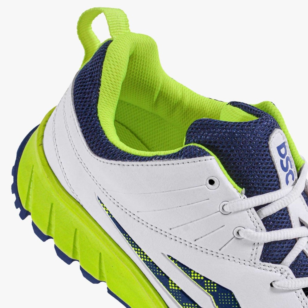 DSC Superstorm Cricket Shoes (Fluoro / Blue), FLBL25, 1 DSC Superstorm Cricket Shoes (Fluoro / Blue), FLBL25, 1