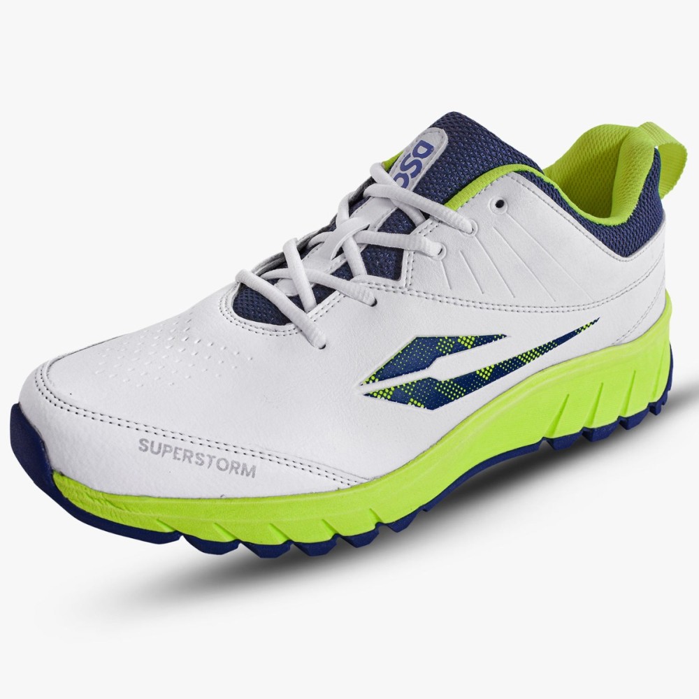 DSC Superstorm Cricket Shoes (Fluoro / Blue), FLBL25, 1 DSC Superstorm Cricket Shoes (Fluoro / Blue), FLBL25, 1