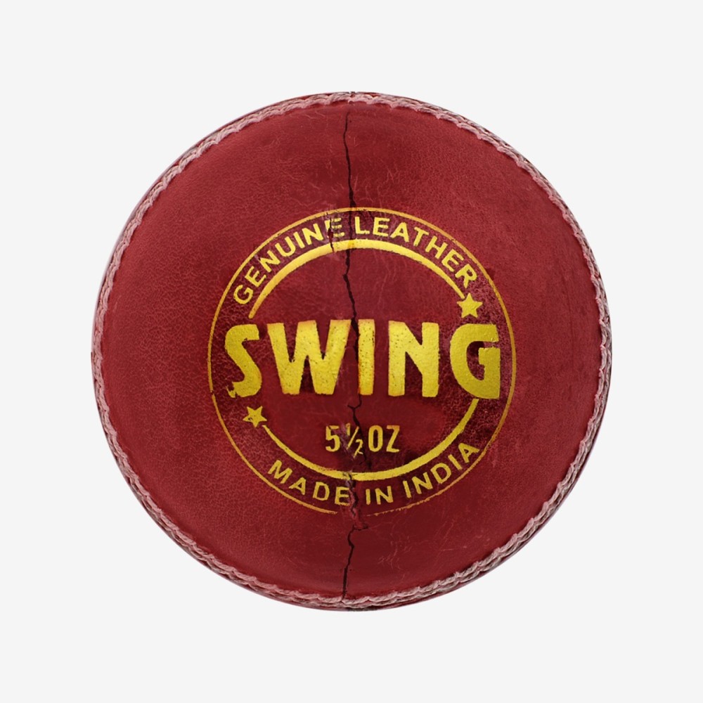 DSC Swing Leather Ball, Red