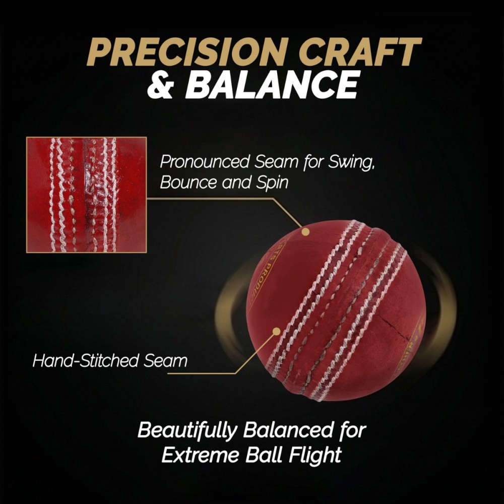 DSC Swing Leather Ball, Red