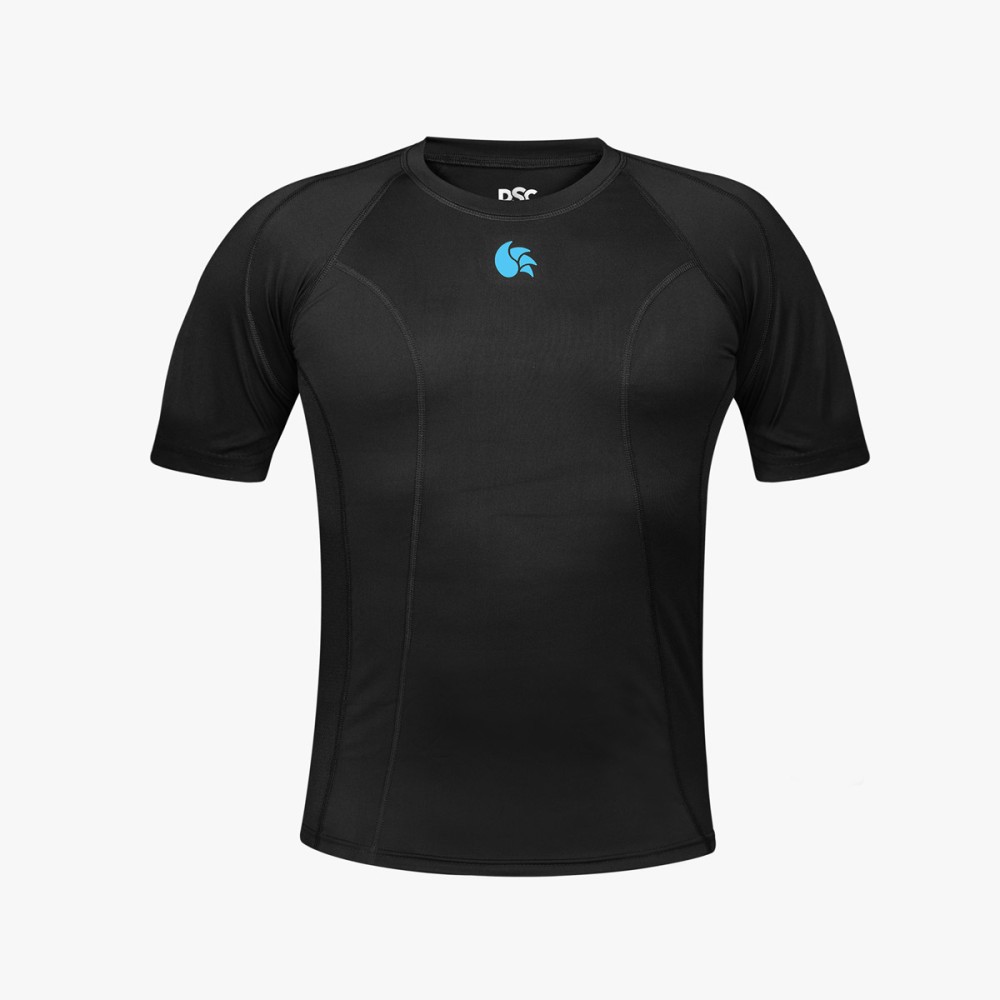 DSC Top Half Sleeve Compression, Black, Large