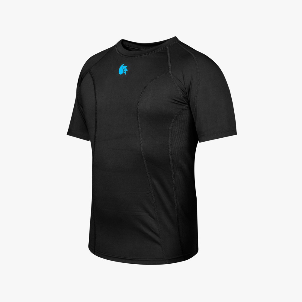 DSC Top Half Sleeve Compression, Black, Large