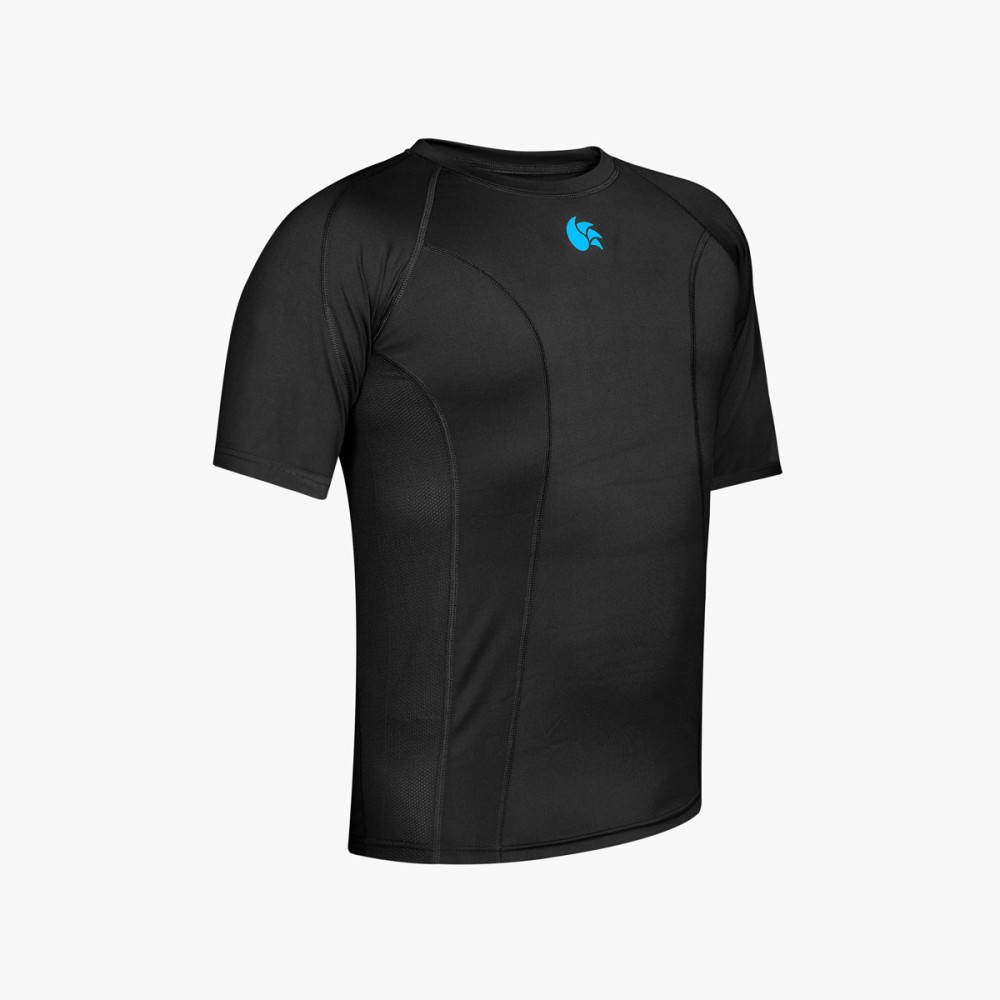 DSC Top Half Sleeve Compression, Black, Large