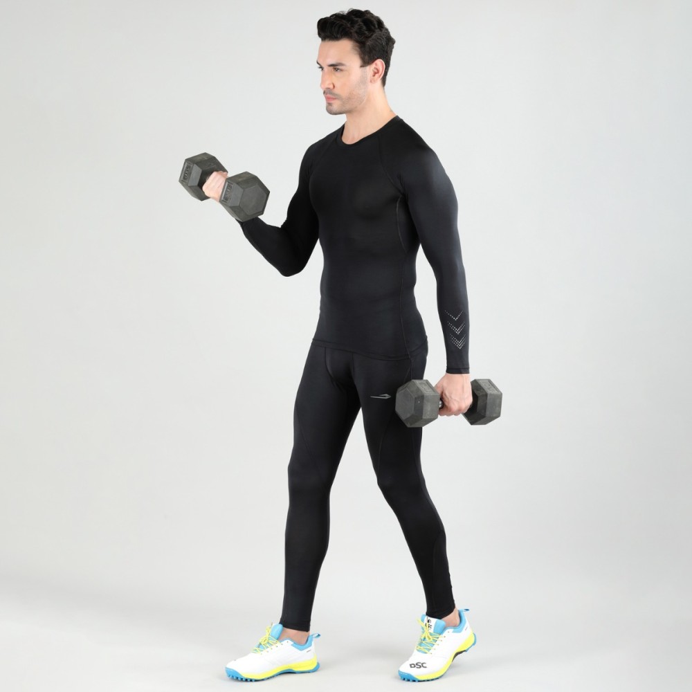 DSC Top Long Sleeve Compression, Black, Large DSC Top Long Sleeve Compression, Black, Large