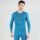 DSC Top Long Sleeve Compression, Dark Azure, Large