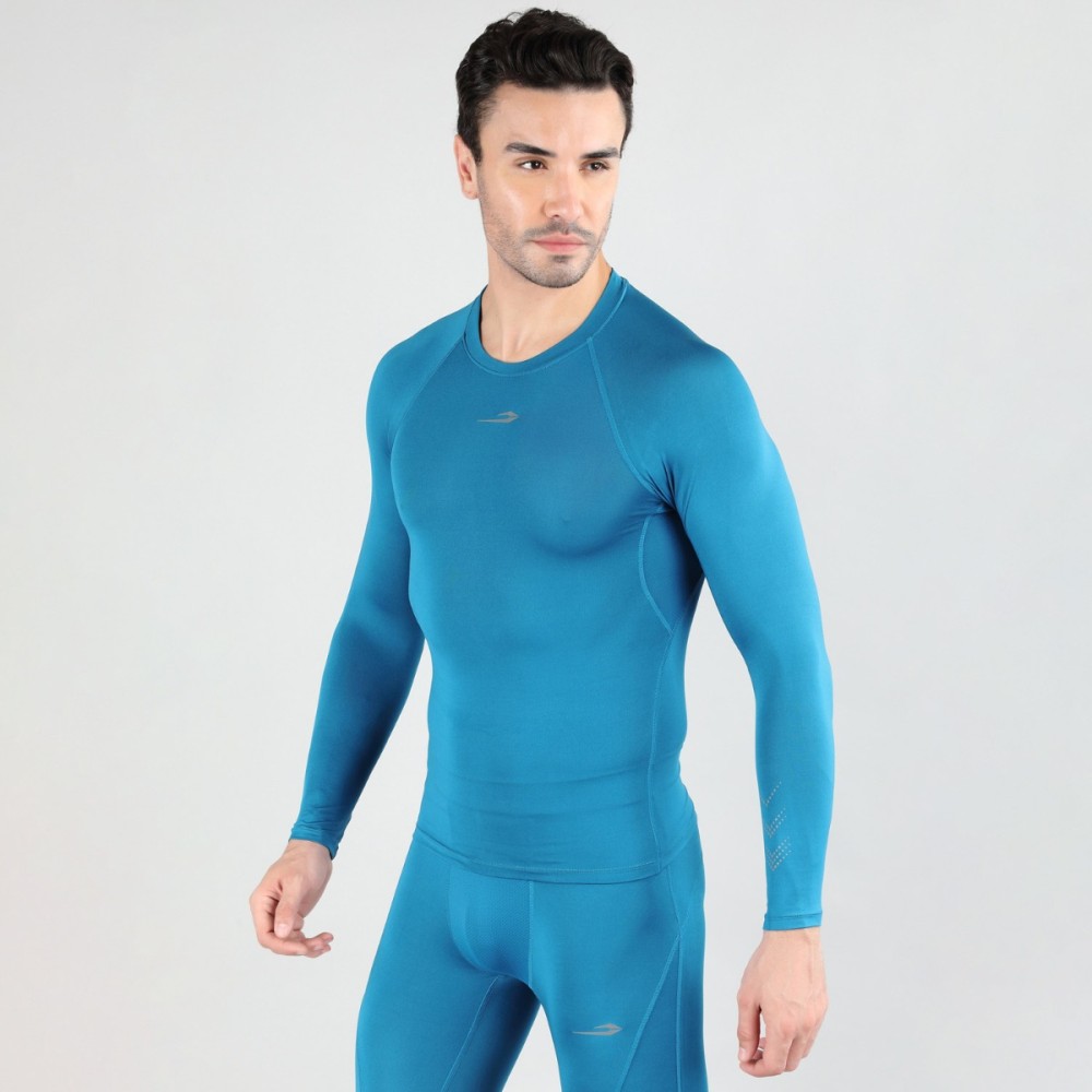 DSC Top Long Sleeve Compression, Dark Azure, Large