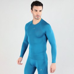 DSC Top Long Sleeve Compression, Dark Azure
