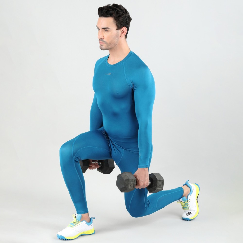 DSC Top Long Sleeve Compression, Dark Azure, Large