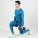 DSC Top Long Sleeve Compression, Dark Azure, Large