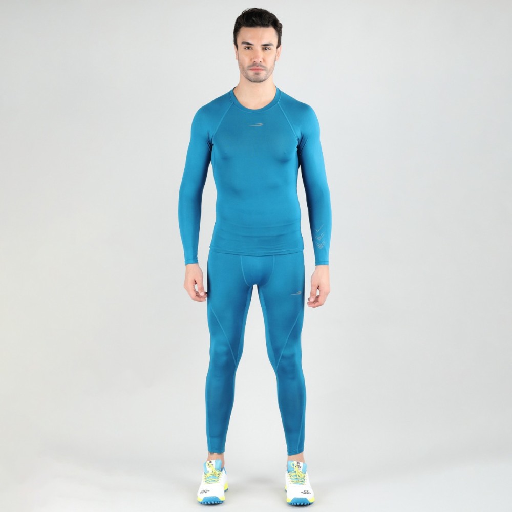 DSC Top Long Sleeve Compression, Dark Azure, Large